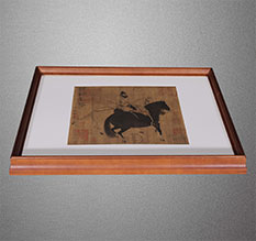 华容书画装裱配框服务案例